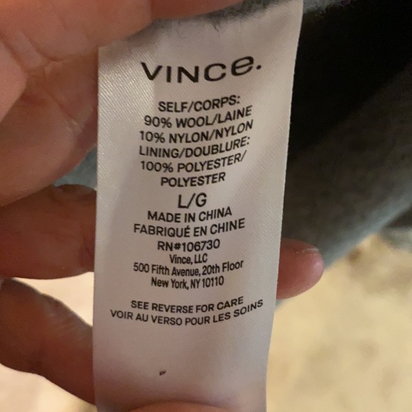 NWT Wool Vince Jacket - Picture 3 of 4